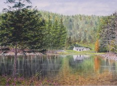 Loch an Eilein painting
