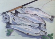 Fishes painting