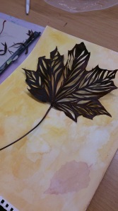 leaves cutout