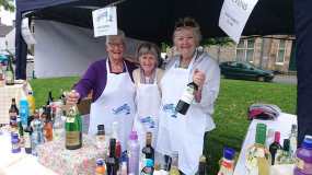 Norma, Ali and Rona on the stall