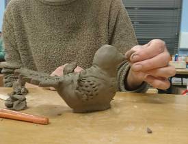 Clay bird